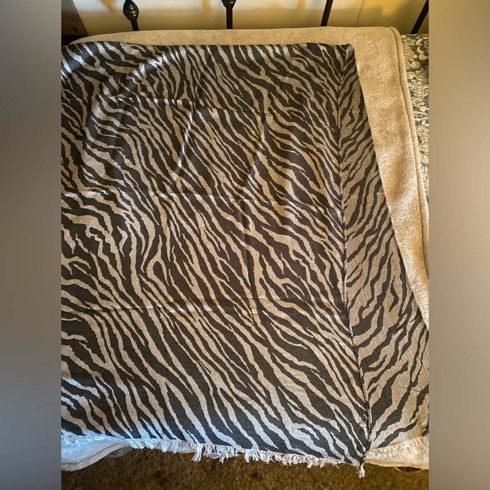 Rachel Zoe zebra print, very soft wrap, scarf. Never used